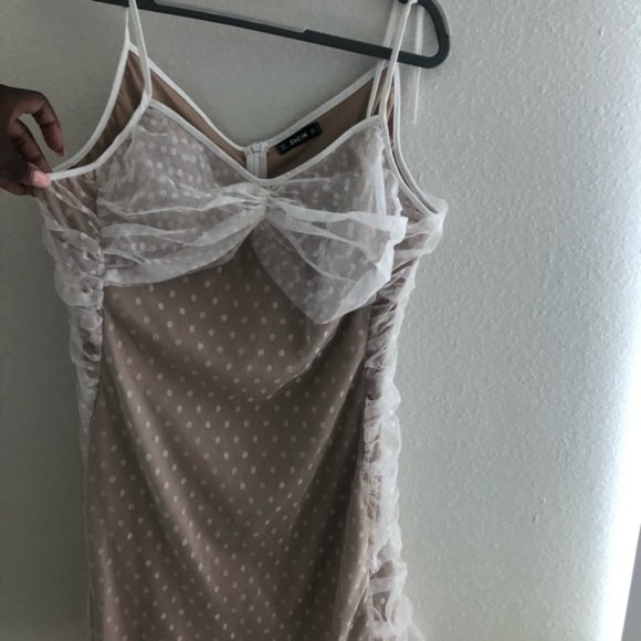 NEW  size Large 10 Undercover Babe Polka Dot Mesh Dress by SHEIN - Picture 10 of 16